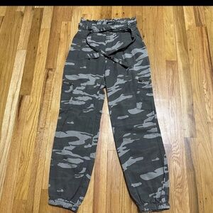 Express xs cargo camo joggers
